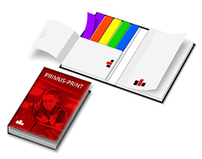 Notes repositionnables avec couverture rigide 