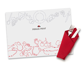 Sets de table en papier 