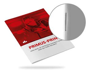 Brochures avec dos agrafé (agrafes simples) 
