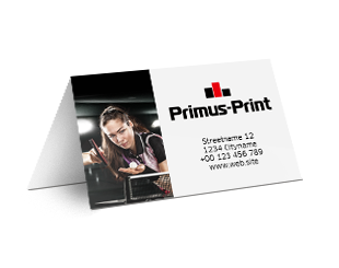 Cartes de visite double 